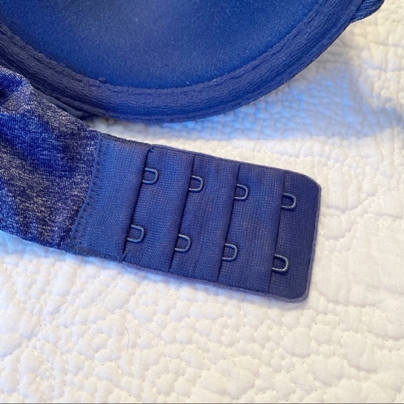 Victoria’s Secret Convertible Uplift Semi Demi Heathered Blue Bra - 32DD - Picture 8 of 11
